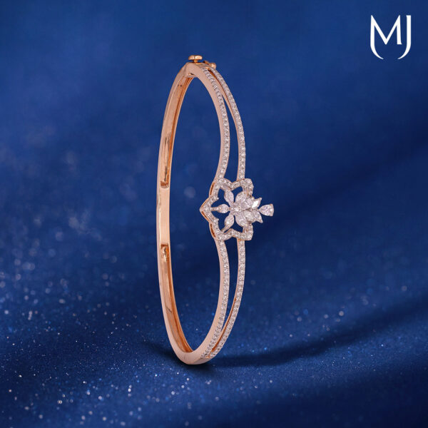 Light weight real diamond bracelet