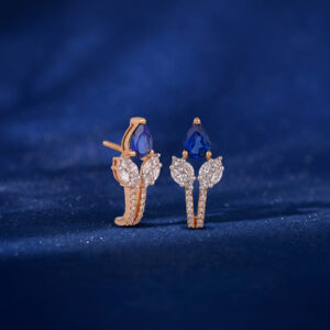 Real diamond earrings