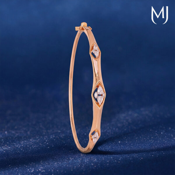 Light weight real diamond bracelet
