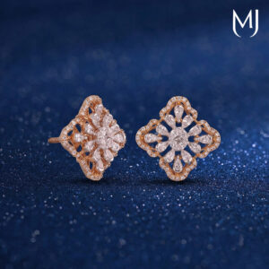 Real diamond earrings
