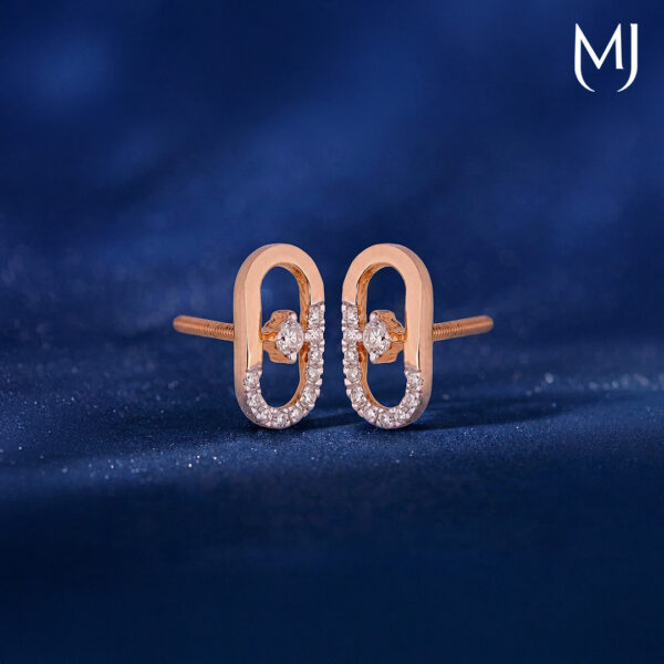 Light weight real diamond earrings