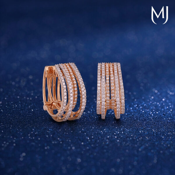 Real diamond earrings