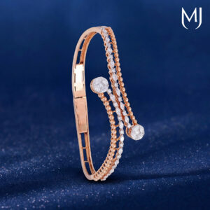 Light weight real diamond bracelet