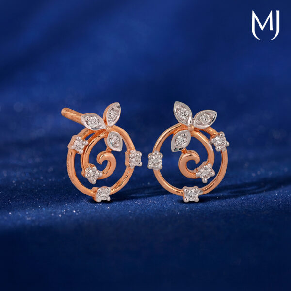 Real diamond earrings