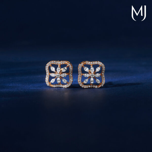 Real diamond earrings