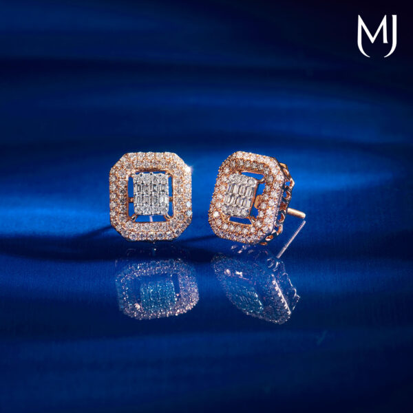 Real diamond earrings