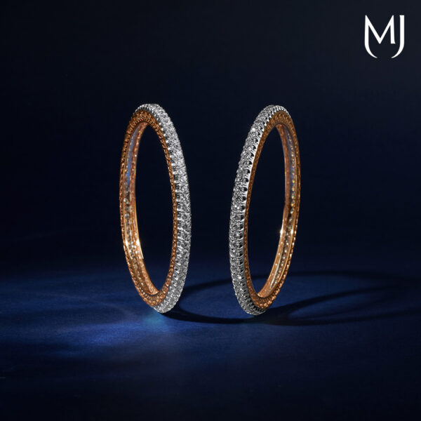 Real diamond bangles
