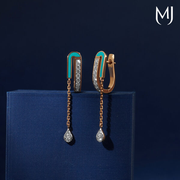 Real diamond earrings