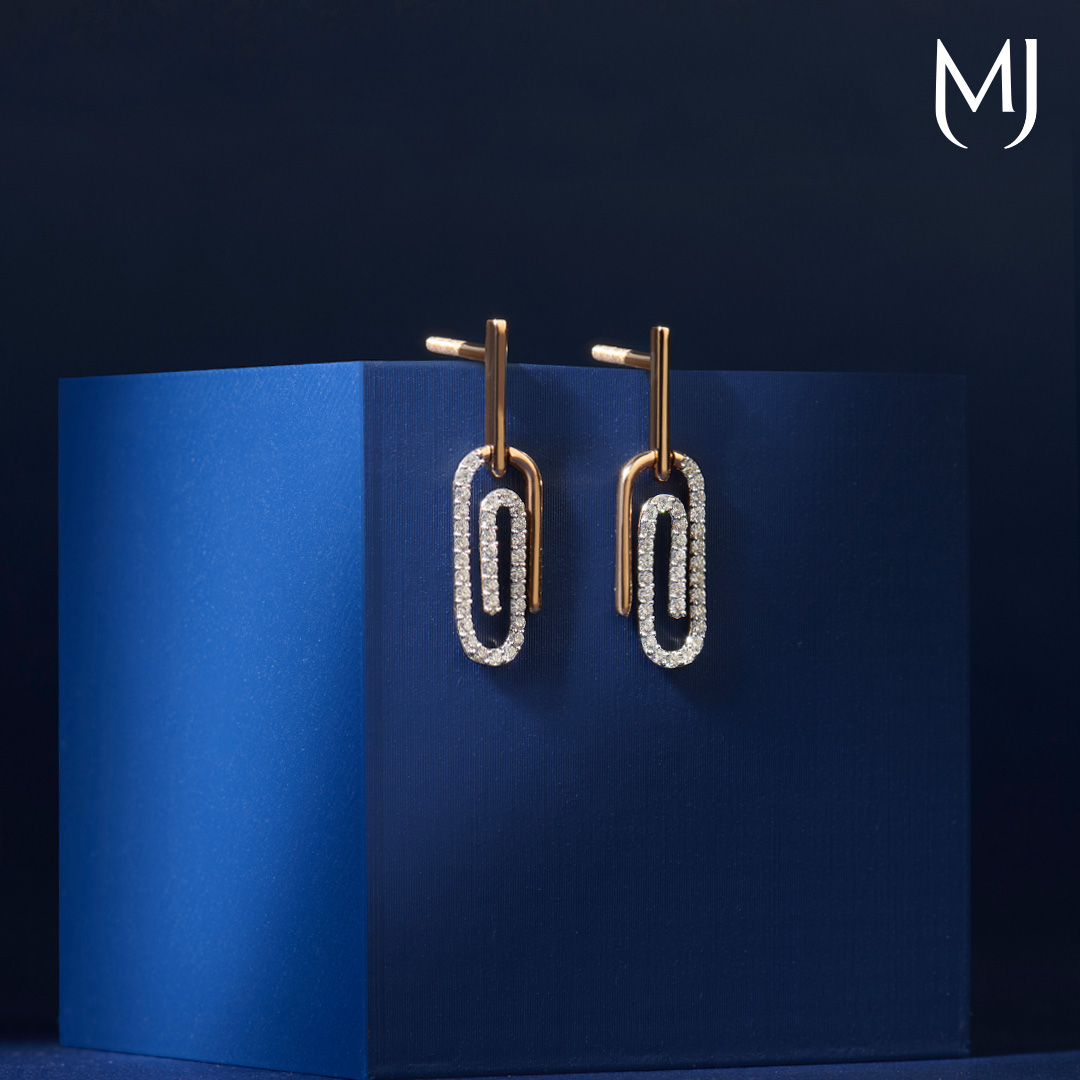 Real diamond earrings