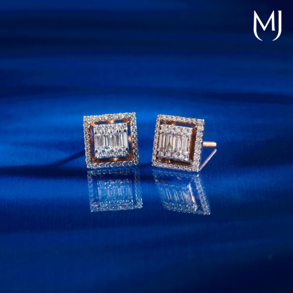 Real diamond earrings