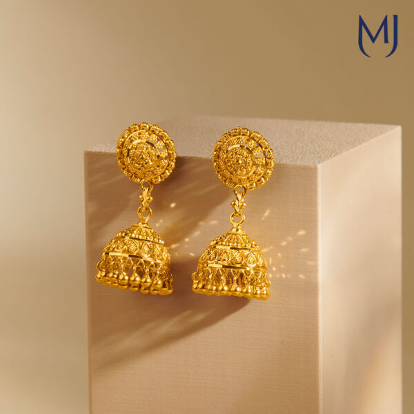 Gold earrings