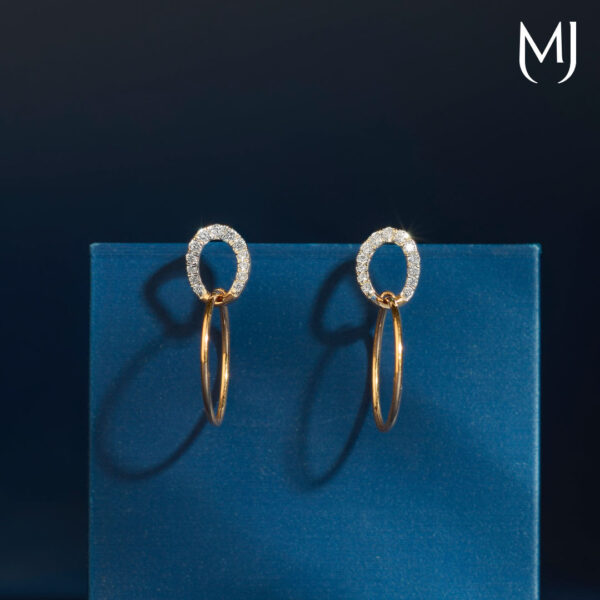 Real diamond earrings