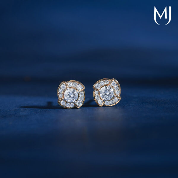 Real diamond earrings
