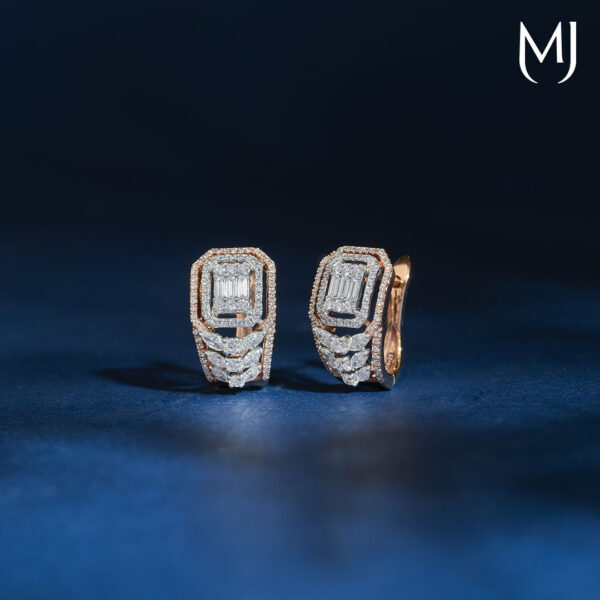 Real diamond earrings