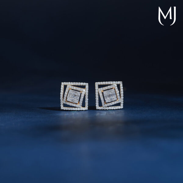 Real diamond earrings