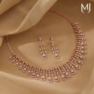 Diamond necklace set