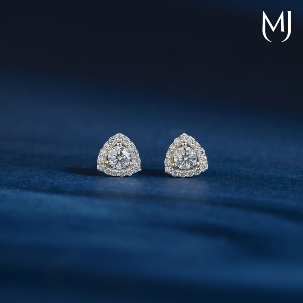 Real diamond earrings