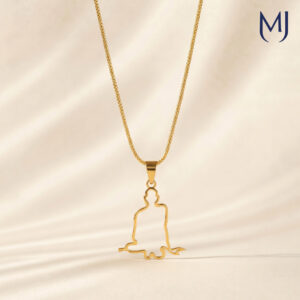 Light Weight Gold Pendant