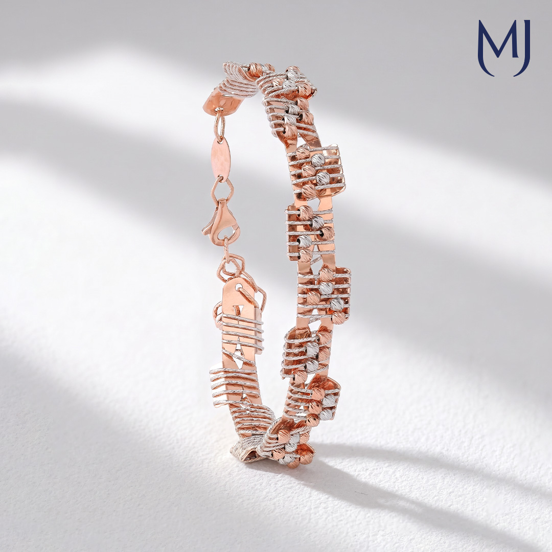 Light weight gold bracelet