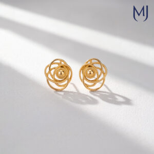 Light Weight Gold Earrings