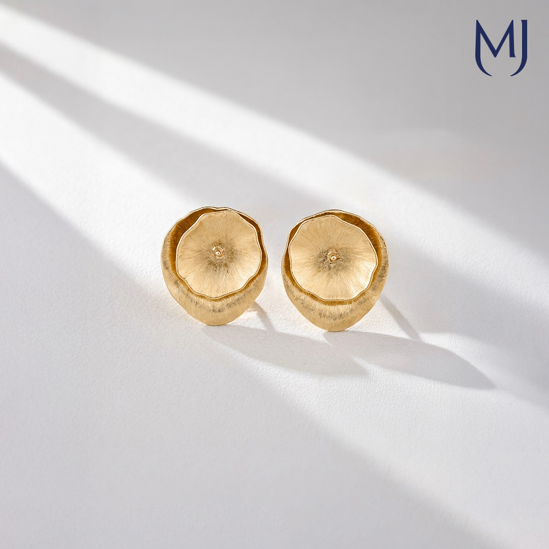 Gold earrings