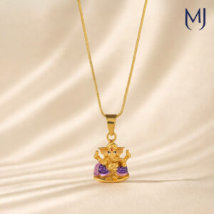 Light Weight Gold Pendant