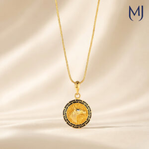 Light Weight Gold Pendant
