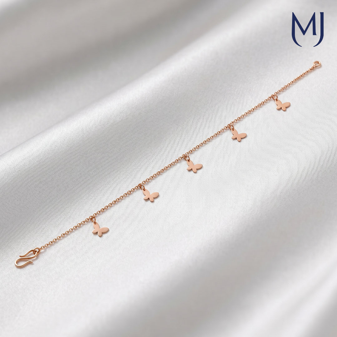 Light weight gold bracelet