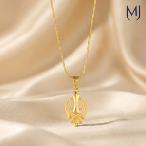 Light Weight Gold Pendant