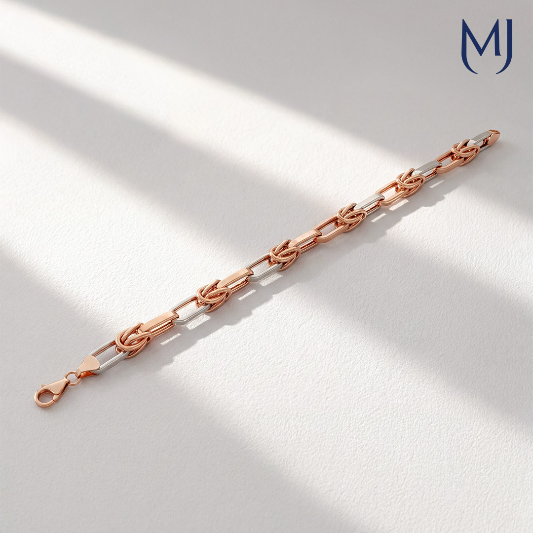 Light weight gold bracelet