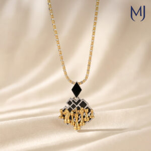 Light Weight Gold Pendant