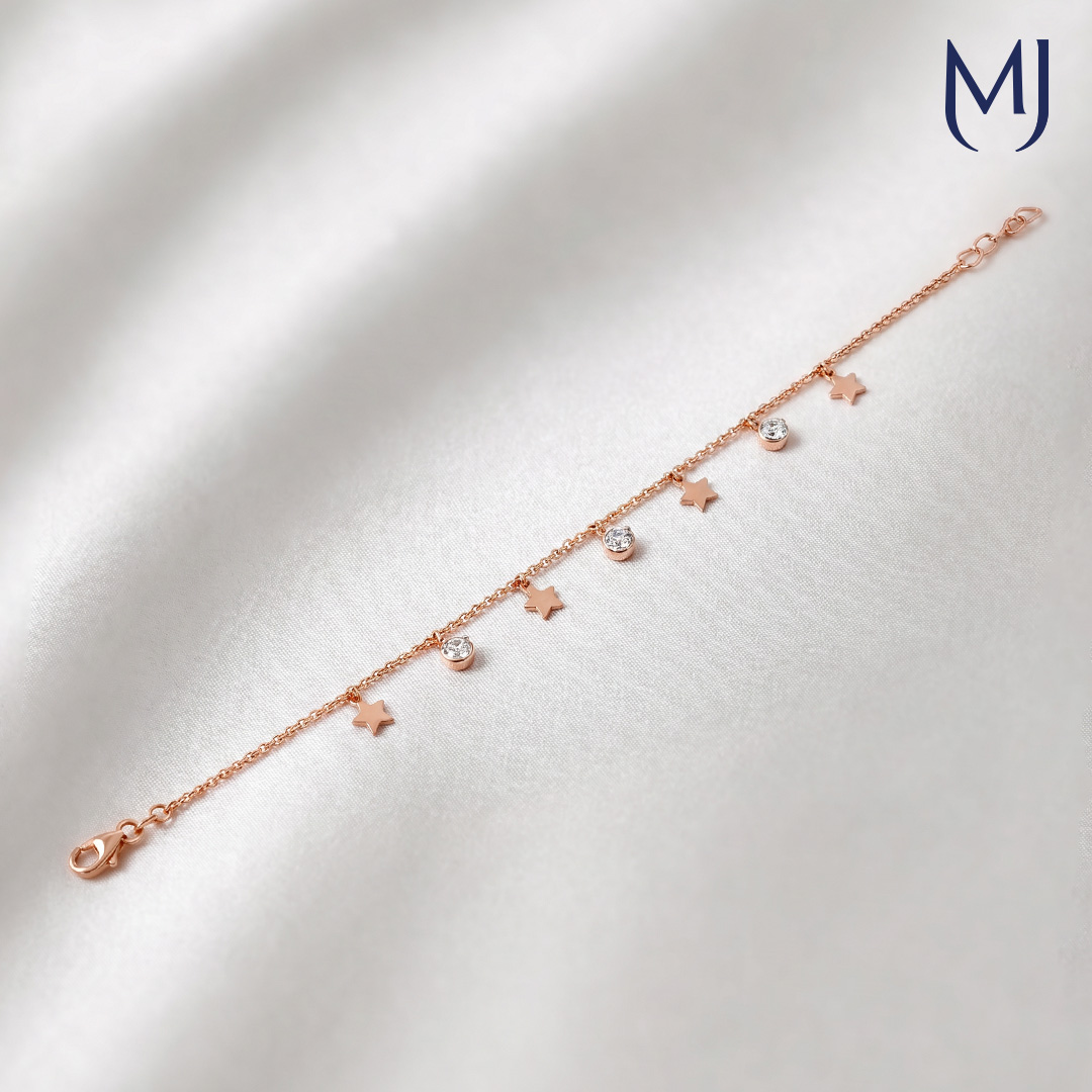 Light weight gold bracelet