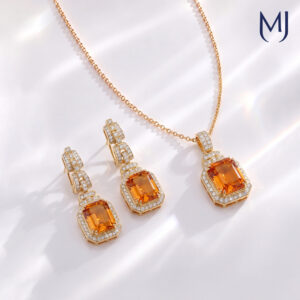Diamond Pendant Set