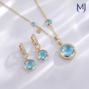Diamond Pendant Set