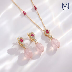 Diamond Pendant Set