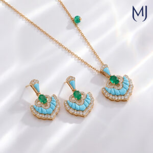 Diamond Pendant Set