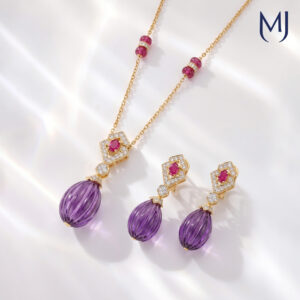 Diamond Pendant Set