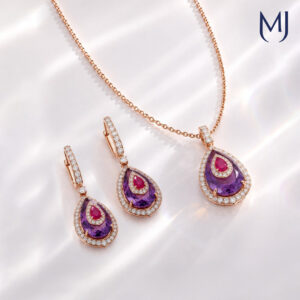Diamond Pendant Set