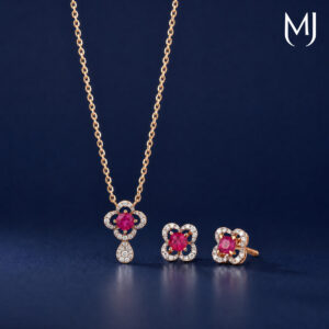 Diamond Pendant Set