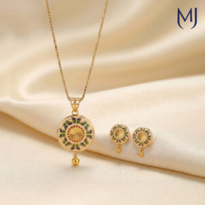 Gold Pendant Set