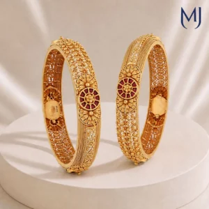 Gold Bangles Set