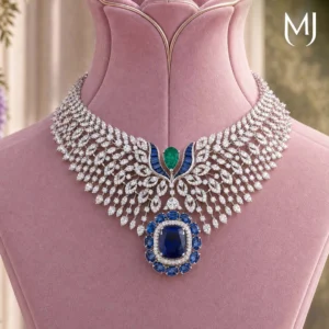 Diamond necklace set