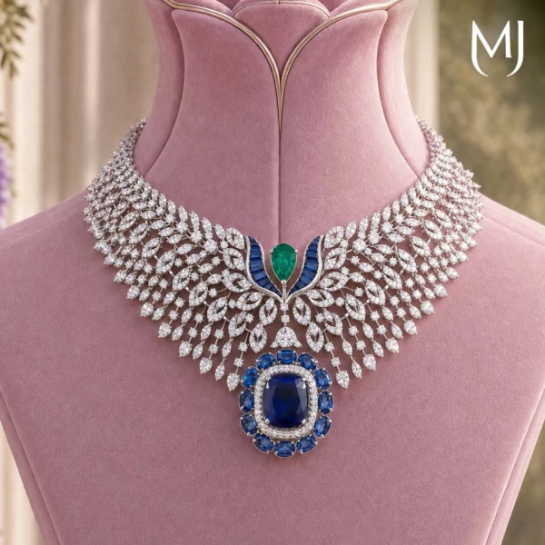 Diamond necklace set