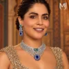 Diamond necklace set
