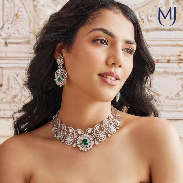 Diamond necklace set