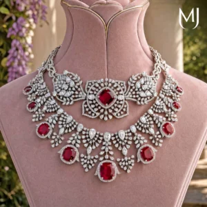 Diamond necklace set